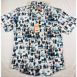 RSVLTS Step Brothers Road to Catalina KUNUFLEX Shirt Mens Medium NWT